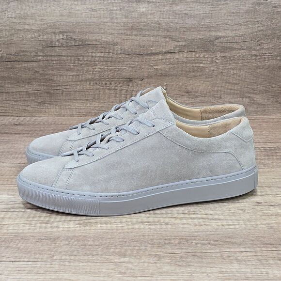 Koio Capri Low Men's Size 13 Light Gray Suede Sneakers NEW - Picture 3 of 9